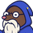 Moleses, the Voter Guider's nearly blind mole wizard mascot, squinting through thick glasses
